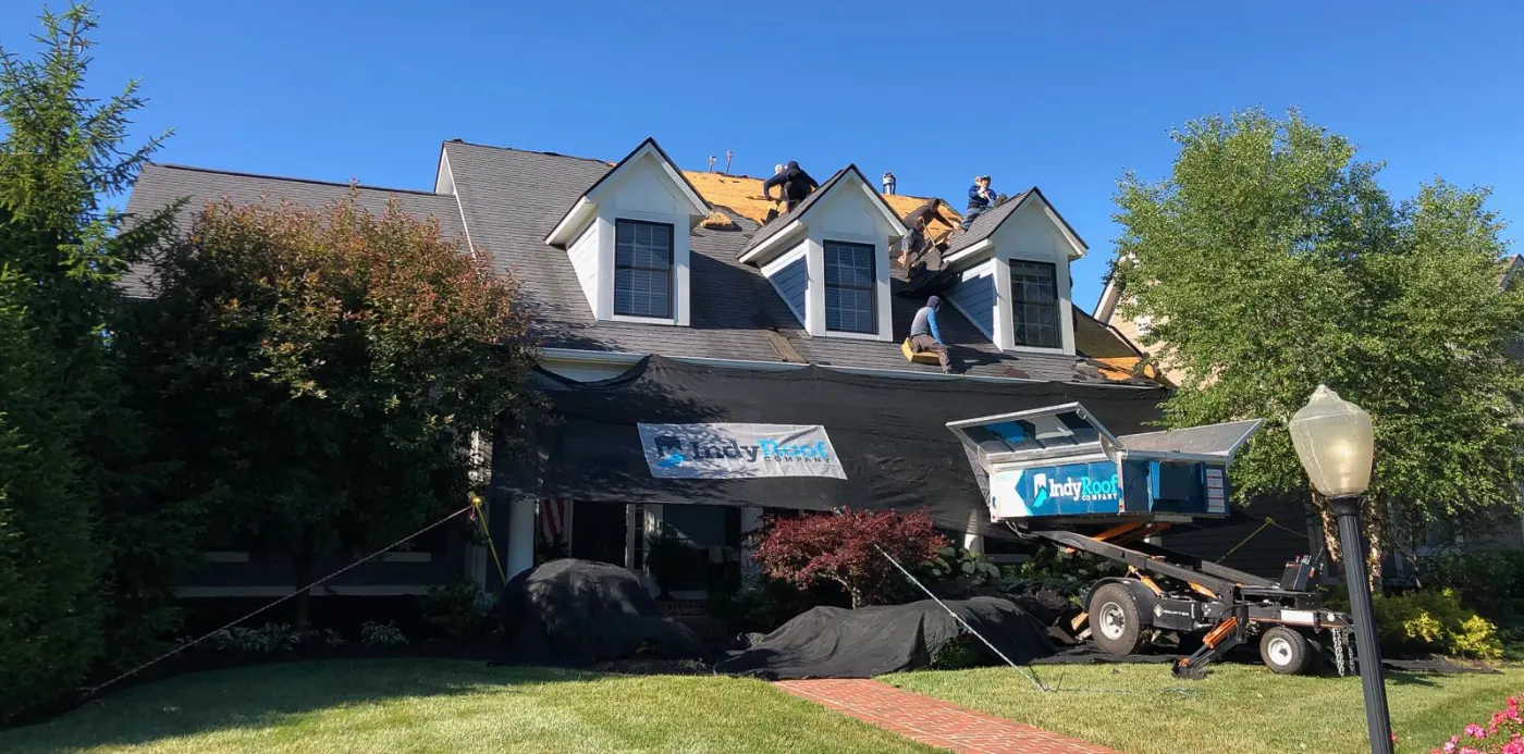 Shingle repair completed in Heather Glen